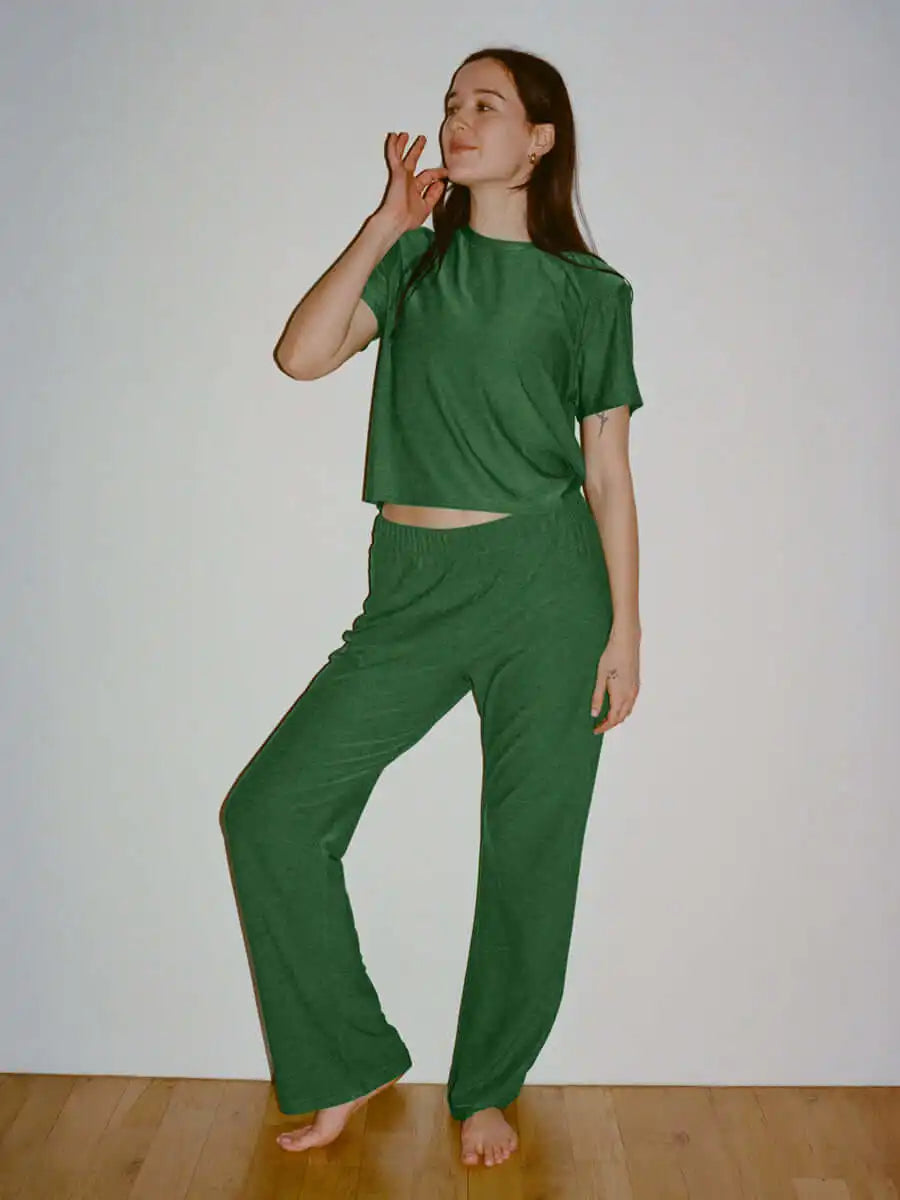 CloudKnit Wide Leg Pant
